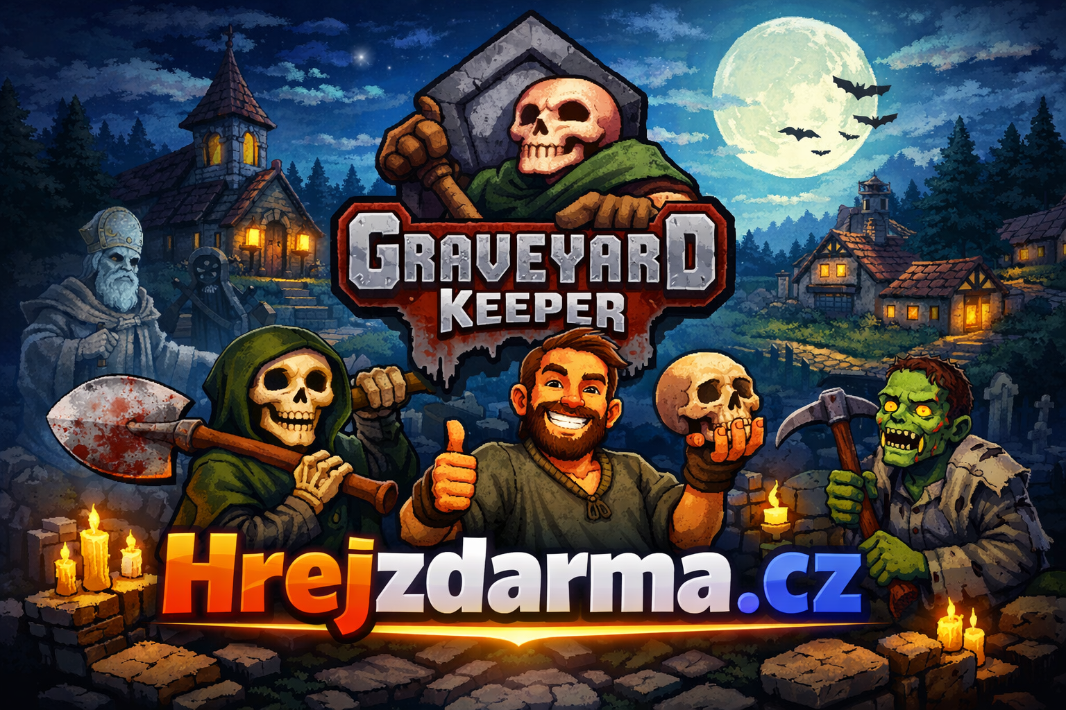 Graveyard Keeper stahuj zdarma hrejzdarma.cz